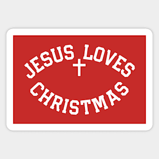 Jesus Loves Christmas Magnet